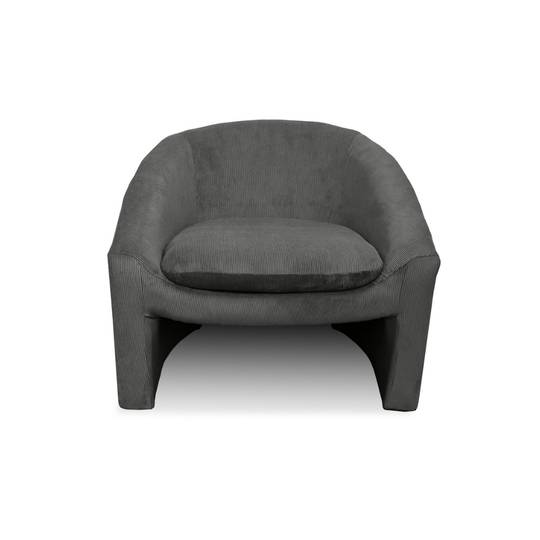Shackelton Corduroy Occasional Chair - Black
